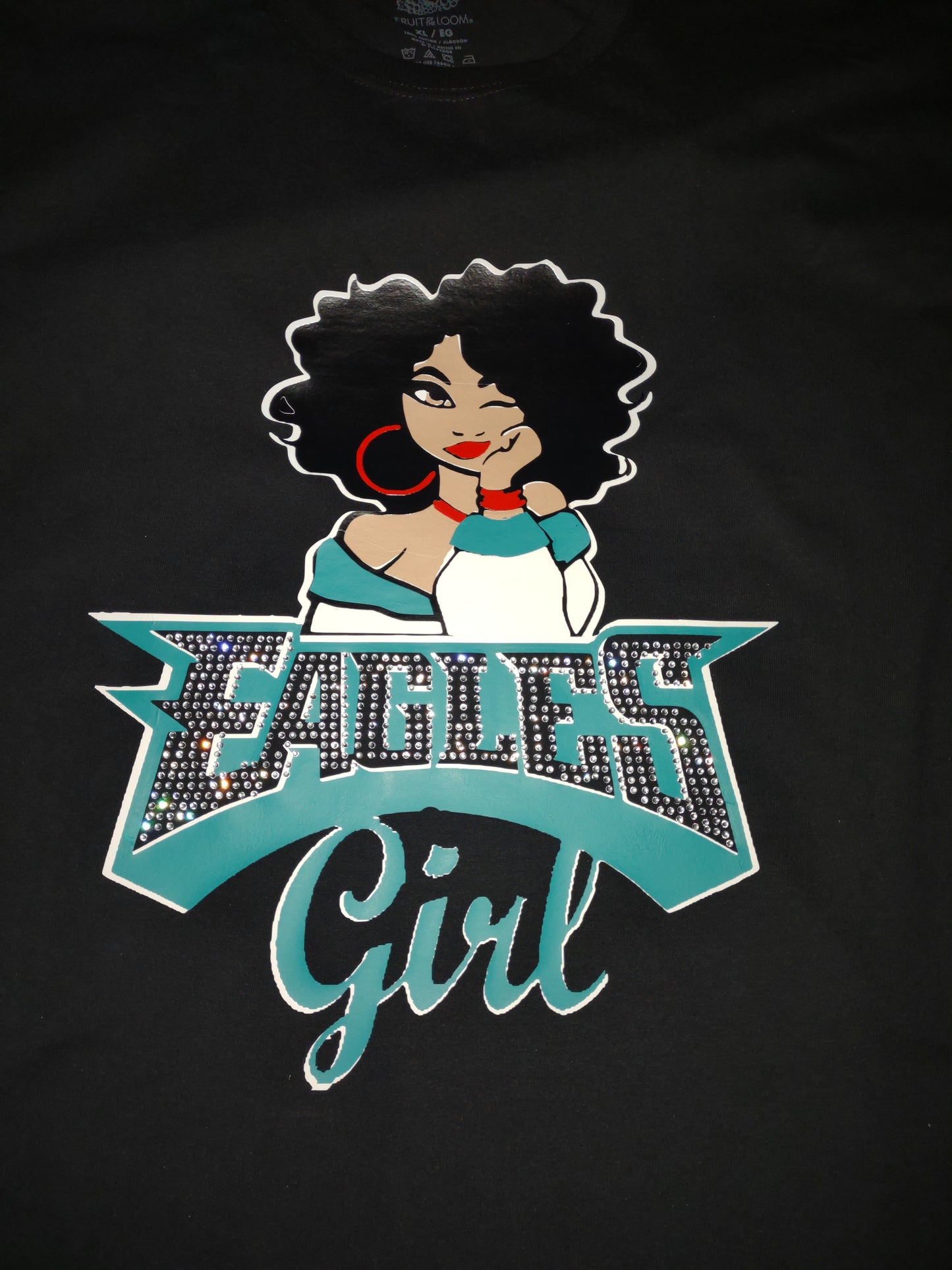 Rhinestone with Vinyl or Rhinestone