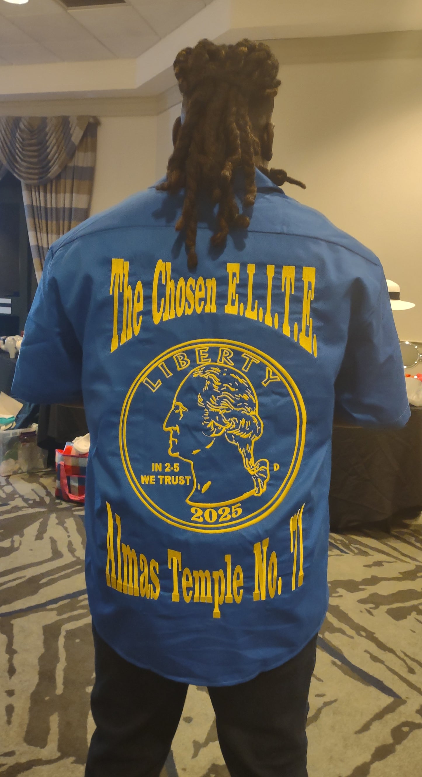Customize Embroidery Walking Shirt - Chosen E.LI.T.E.