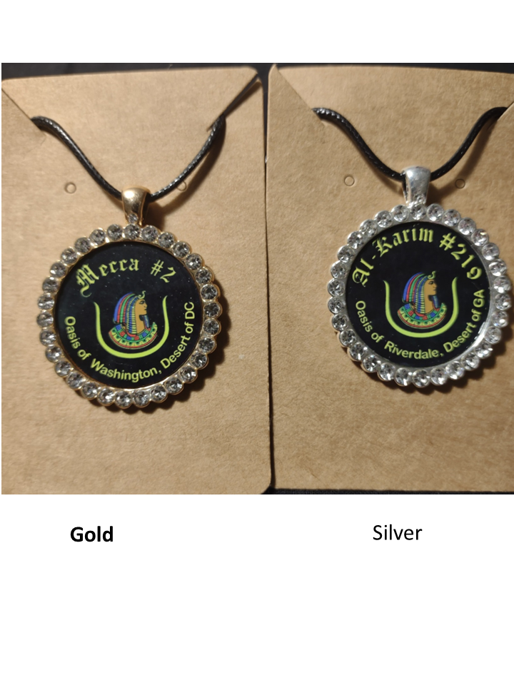 Round Necklace in Silver or Gold