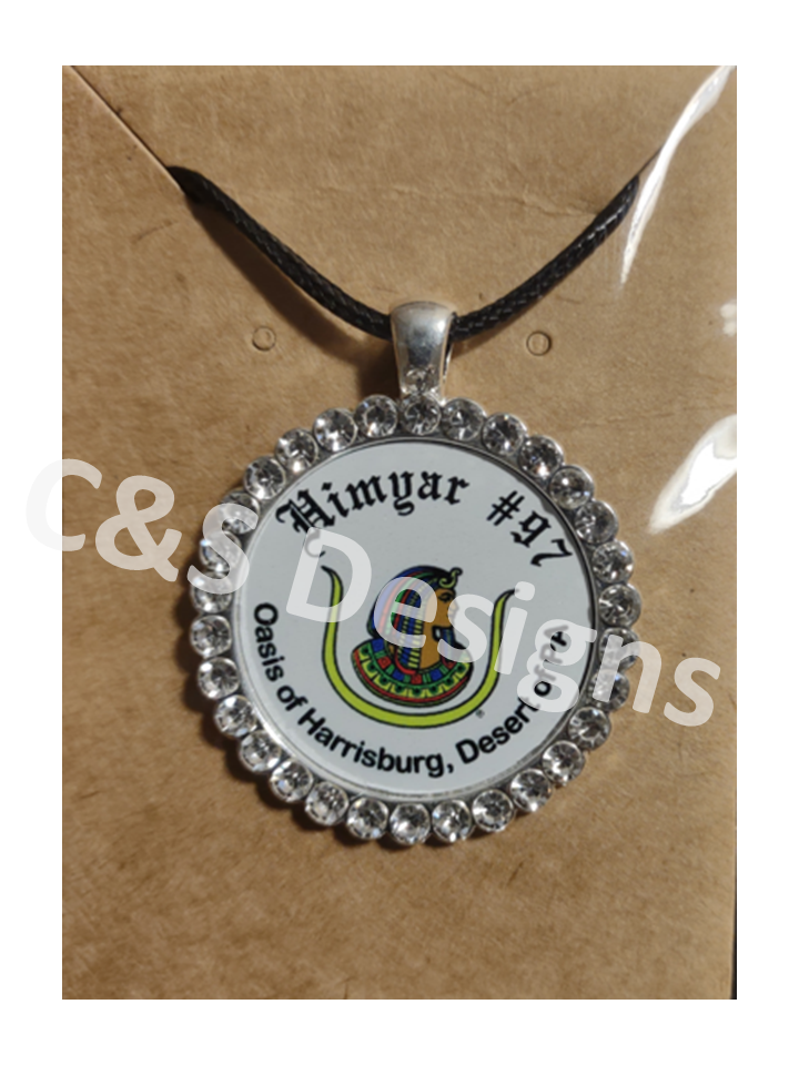 Round Necklace in Silver or Gold