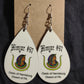 Large (2.6in)- Tear Drop Earrings
