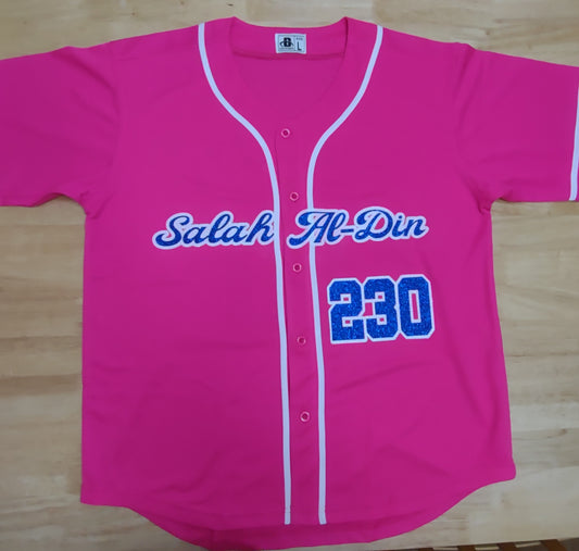 Jerseys (Vinyl Glitter lettering)