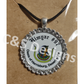 Round Necklace in Silver or Gold