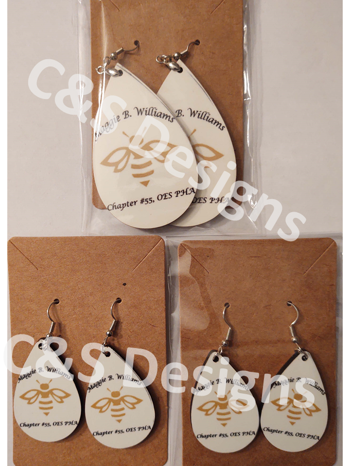 Small Earrings (1.56in)- Custom Design